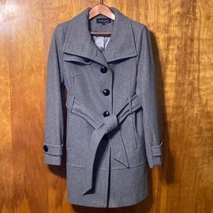 Never worn XL thigh length coat Black Rivet